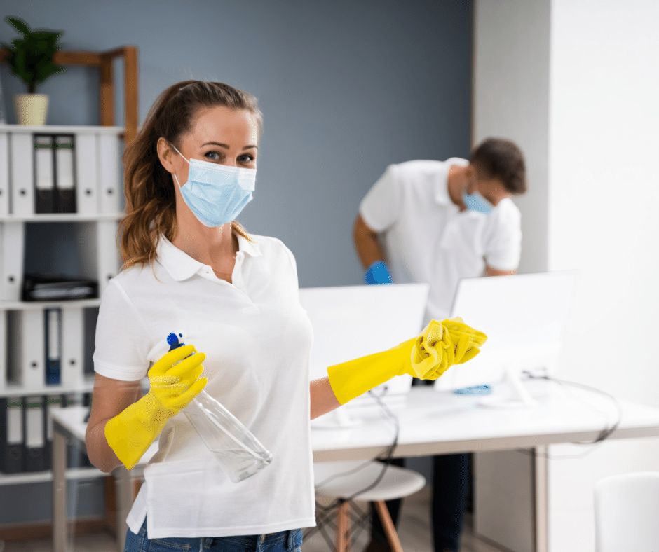 commercial cleaning, office